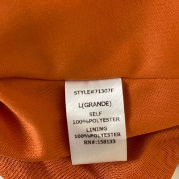 Staccato NWT bright water color floral print dress women’s size large - Picture 6 of 6